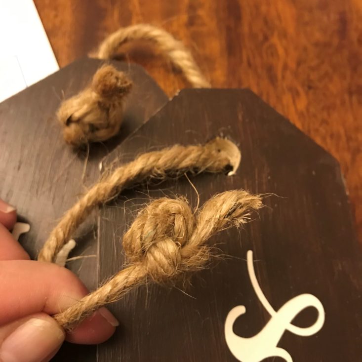 Confetti Grace Nov/Dec 2019 knotting string