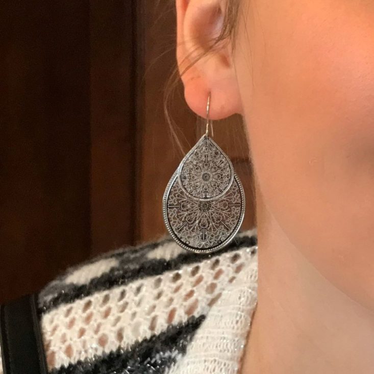 Bolzano November 2019 earrings close up 