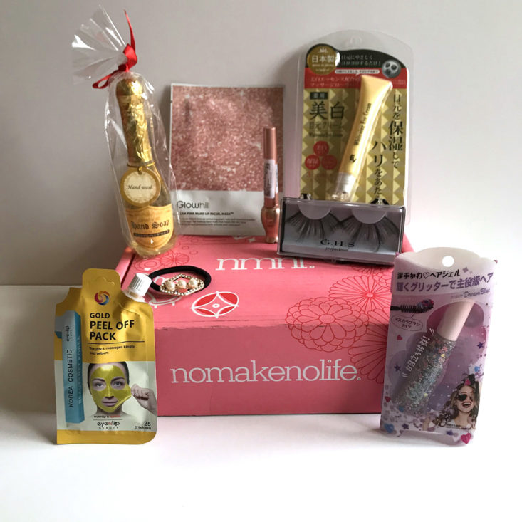 No Make No Life Glitter and Glam December 2019 All Contents