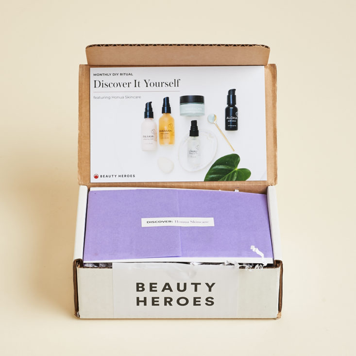 Open Beauty Heroes box