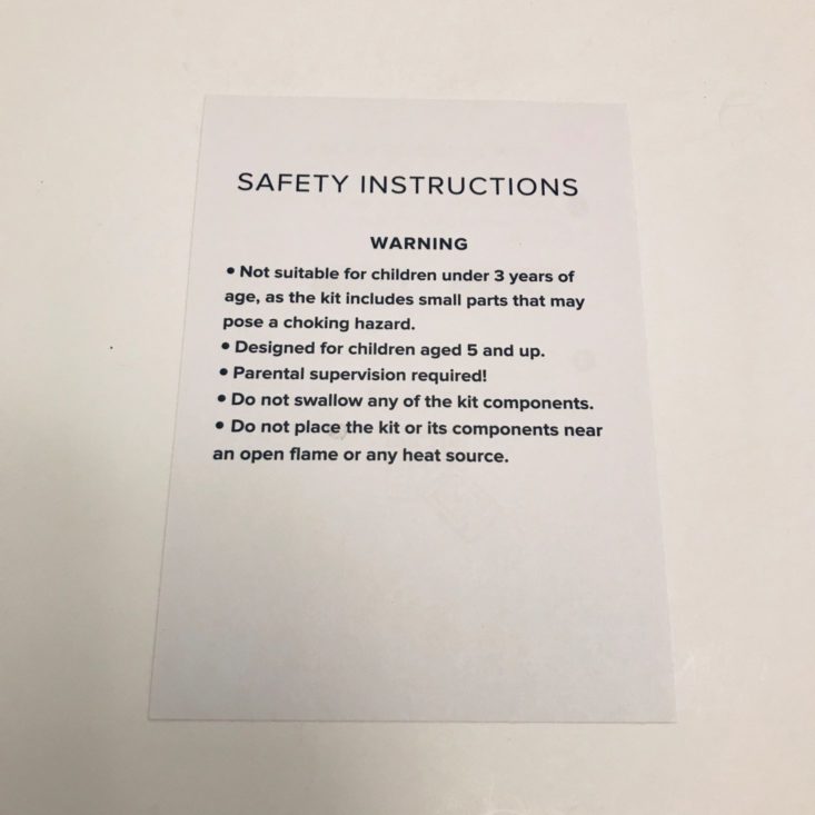 Oyster Kit December 2019 safety notice