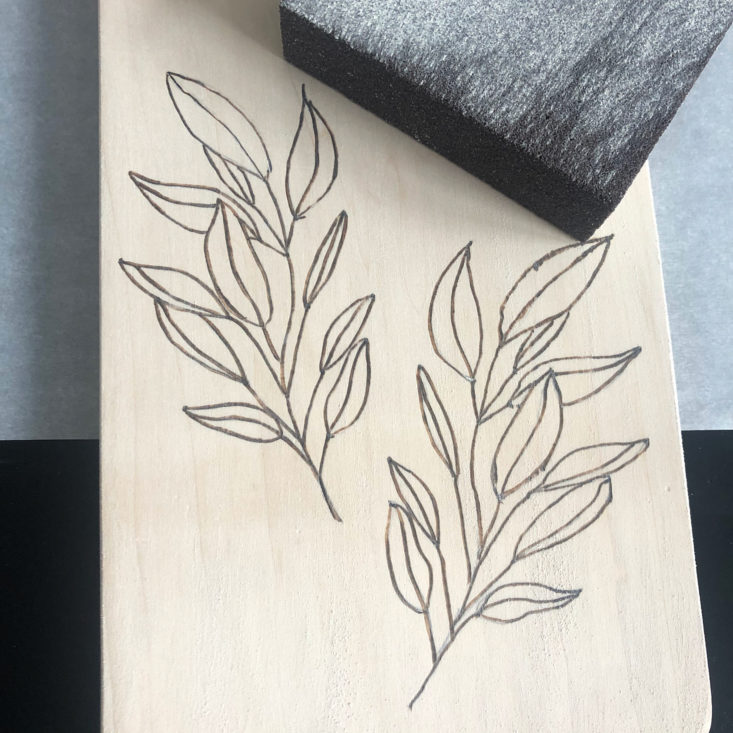 The Crafter's Box November 2019 sanding
